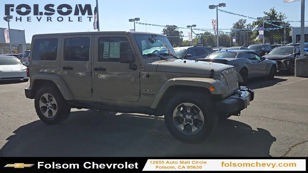 2017 Jeep Wrangler Unlimited Sahara 4x4