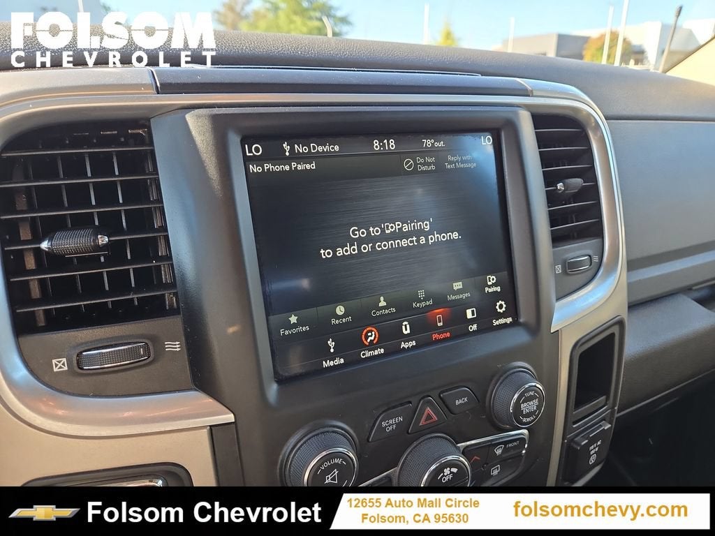 2019 RAM 1500 Classic Warlock Crew Cab 4x2 5'7" Box