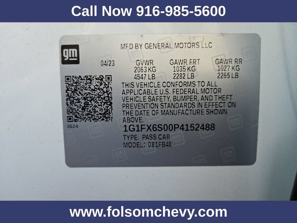 2023 Chevrolet Bolt EV 2LT