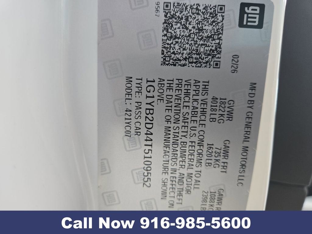 2026 Chevrolet Corvette Stingray 2LT