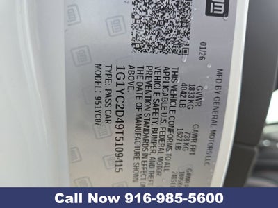 2026 Chevrolet Corvette Stingray 3LT