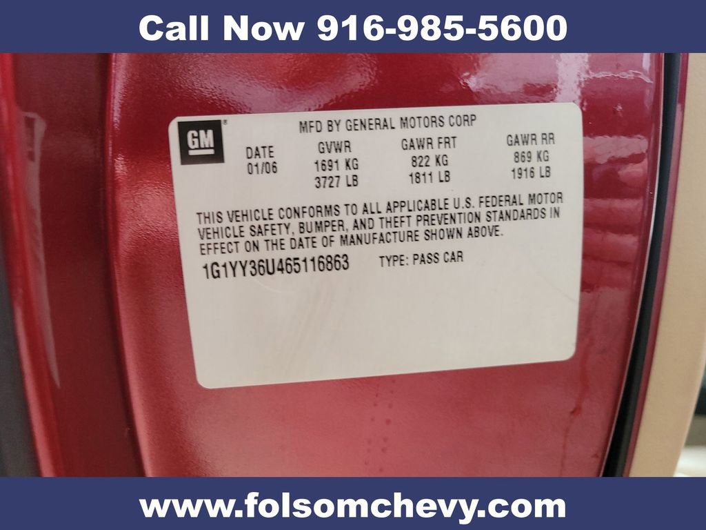 2006 Chevrolet Corvette NA