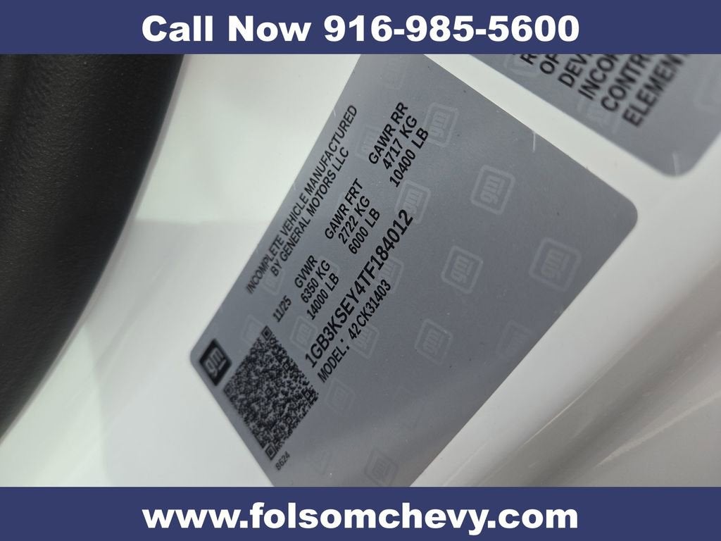 2026 Chevrolet Silverado 3500 HD Chassis Cab Work Truck