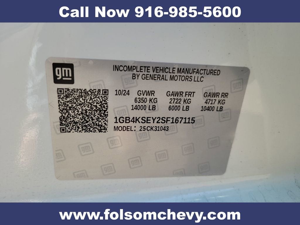 2025 Chevrolet Silverado 3500 HD Chassis Cab Work Truck