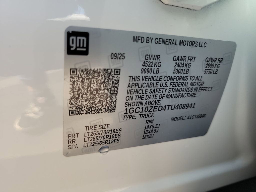 2026 Chevrolet Silverado EV LT - Extended Range