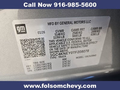 2026 Chevrolet Silverado 2500 HD LT