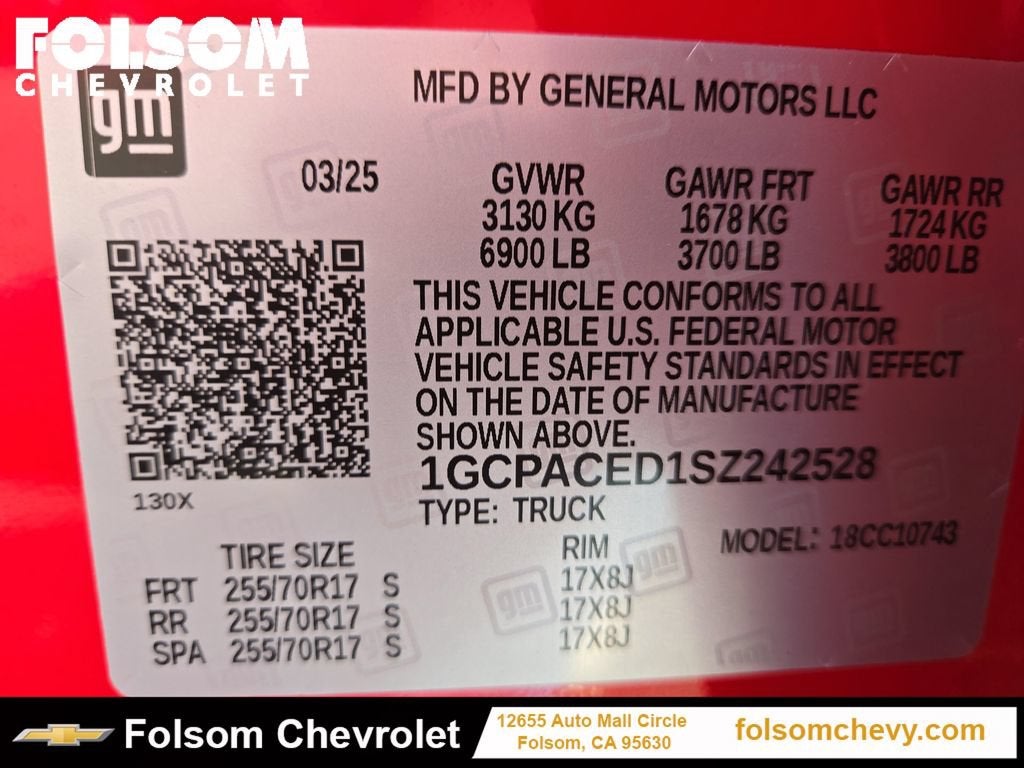 2025 Chevrolet Silverado 1500 LT