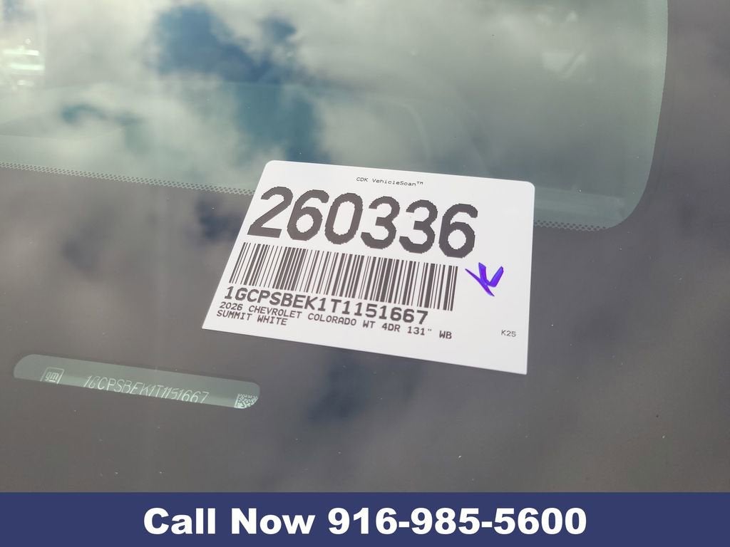 2026 Chevrolet Colorado WT