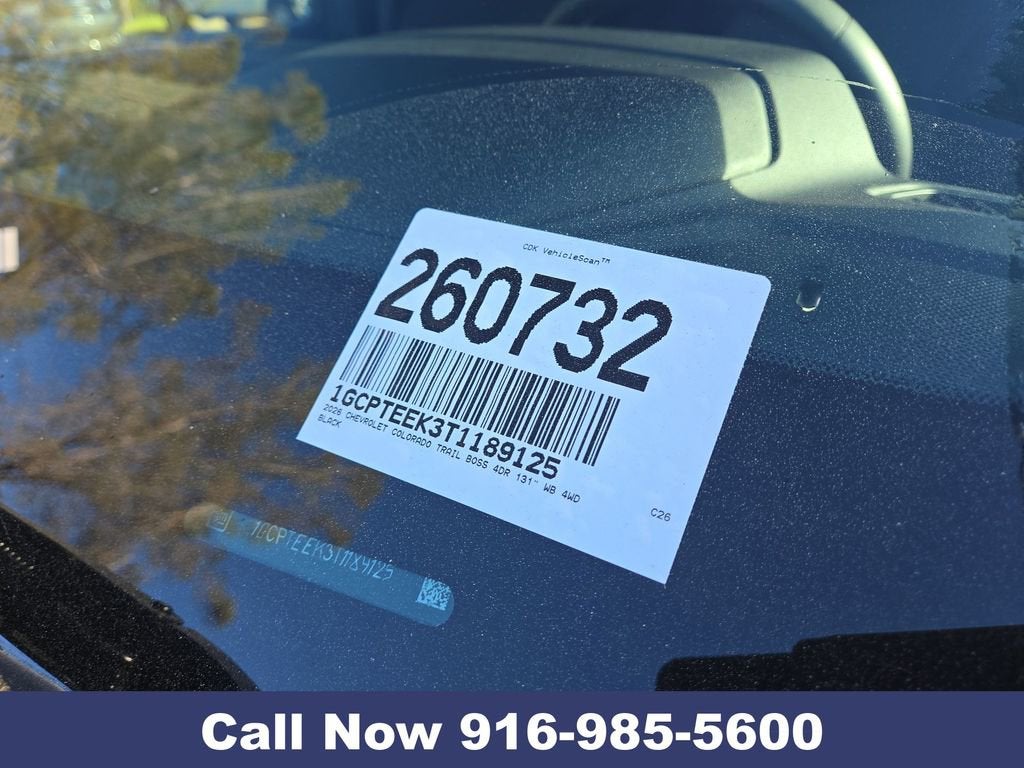 2026 Chevrolet Colorado Trail Boss