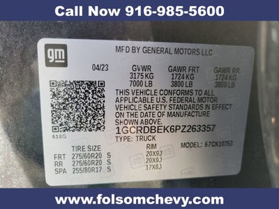 2023 Chevrolet Silverado 1500 Custom