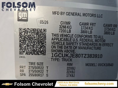 2026 Chevrolet Silverado 1500 High Country
