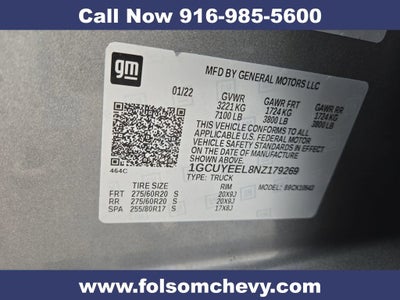 2022 Chevrolet Silverado 1500 LTD RST