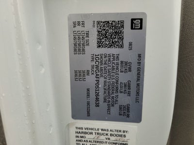 2025 Chevrolet Express Cargo 2500 WT