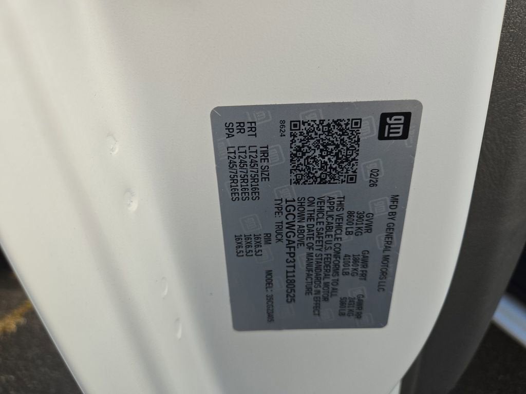 2026 Chevrolet Express Cargo 1WT