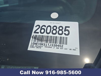 2026 Chevrolet Traverse LT