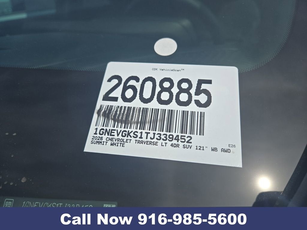 2026 Chevrolet Traverse LT