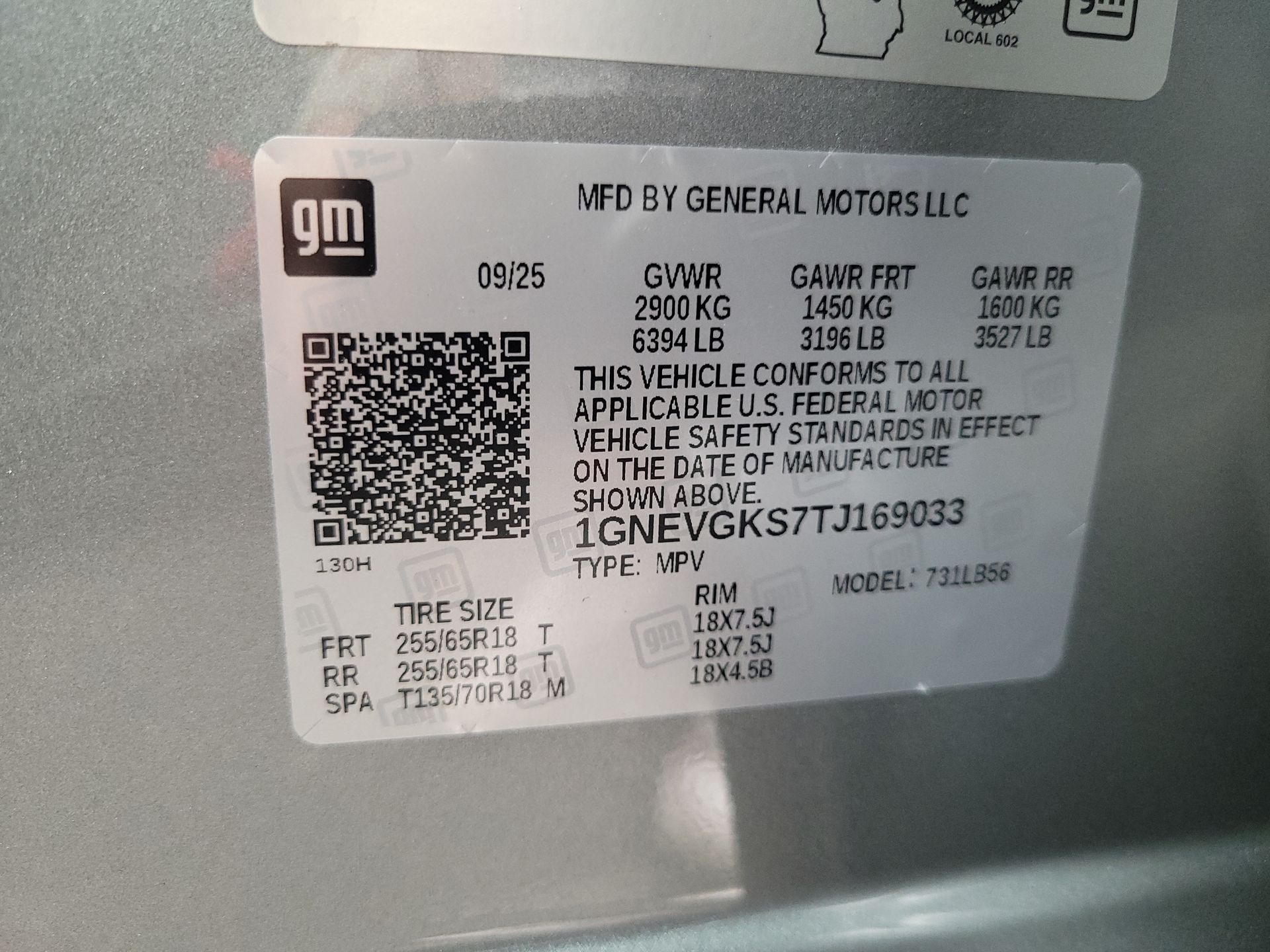 2026 Chevrolet Traverse LT