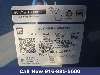 2026 Chevrolet Traverse Z71