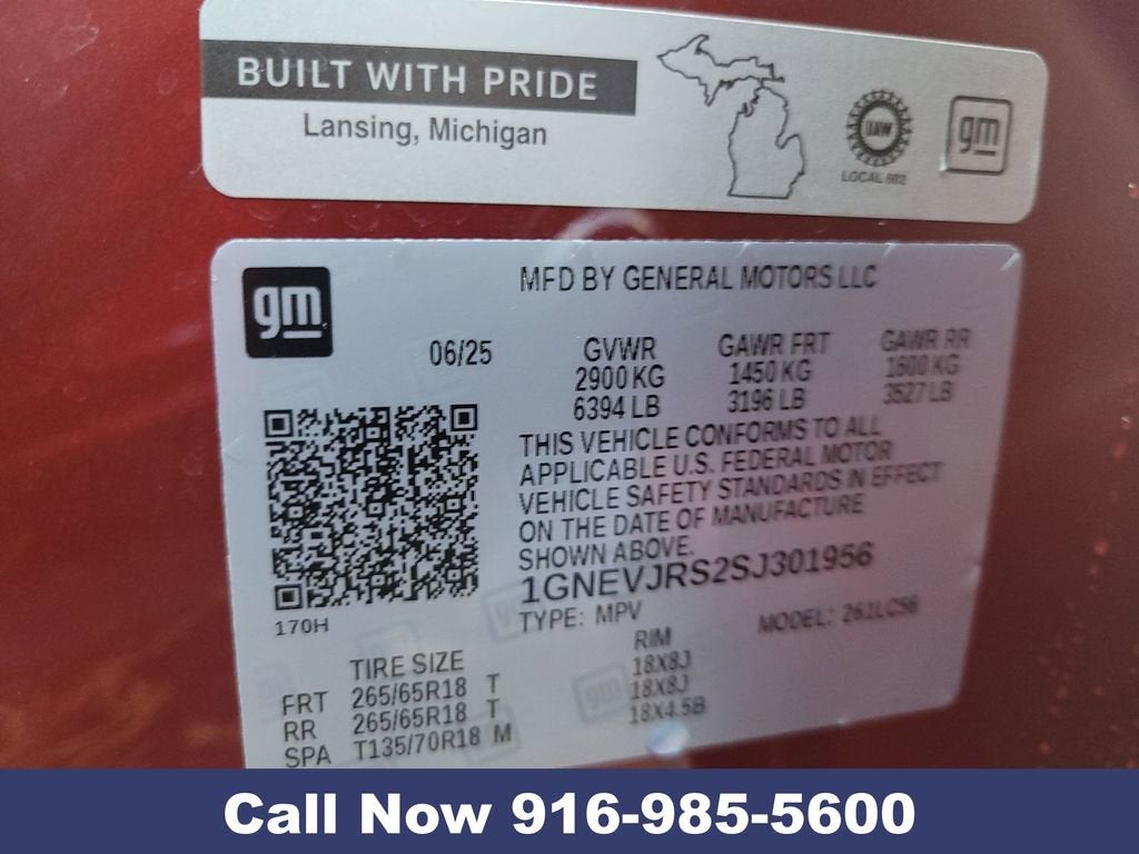 2025 Chevrolet Traverse Z71