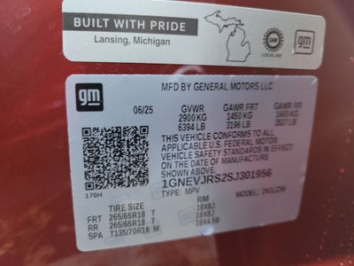 2025 Chevrolet Traverse Z71