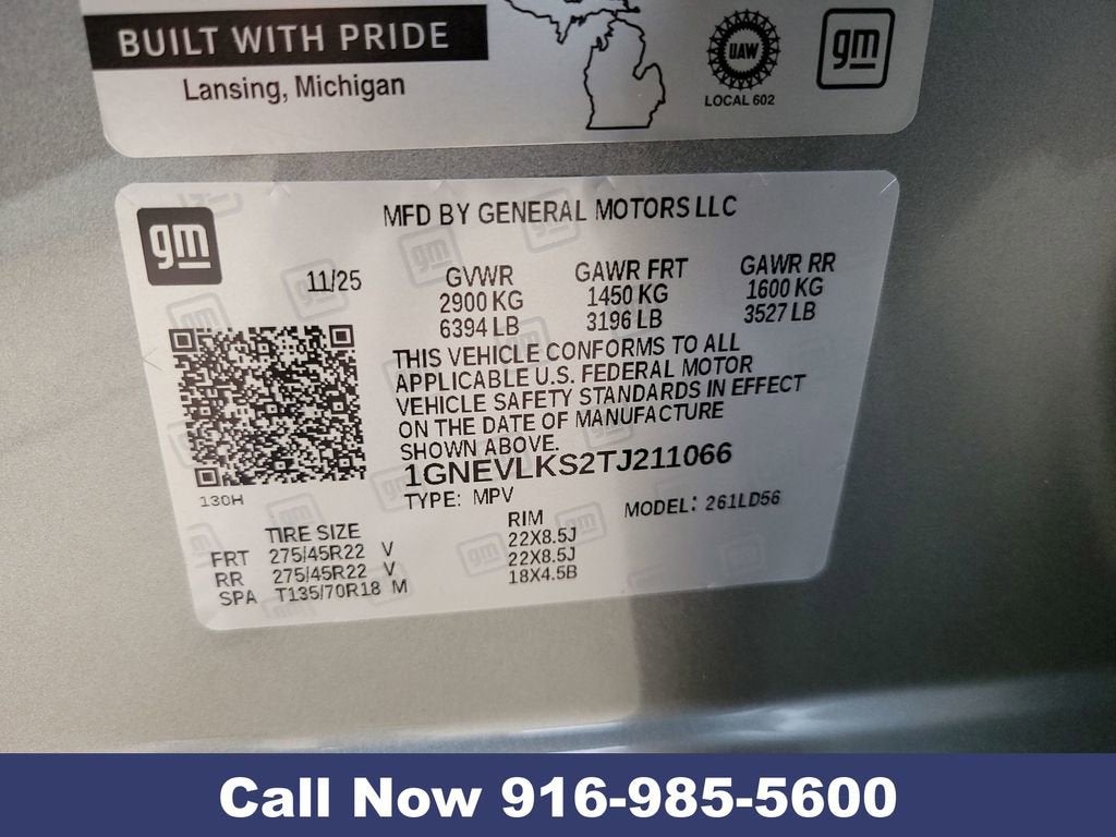 2026 Chevrolet Traverse RS