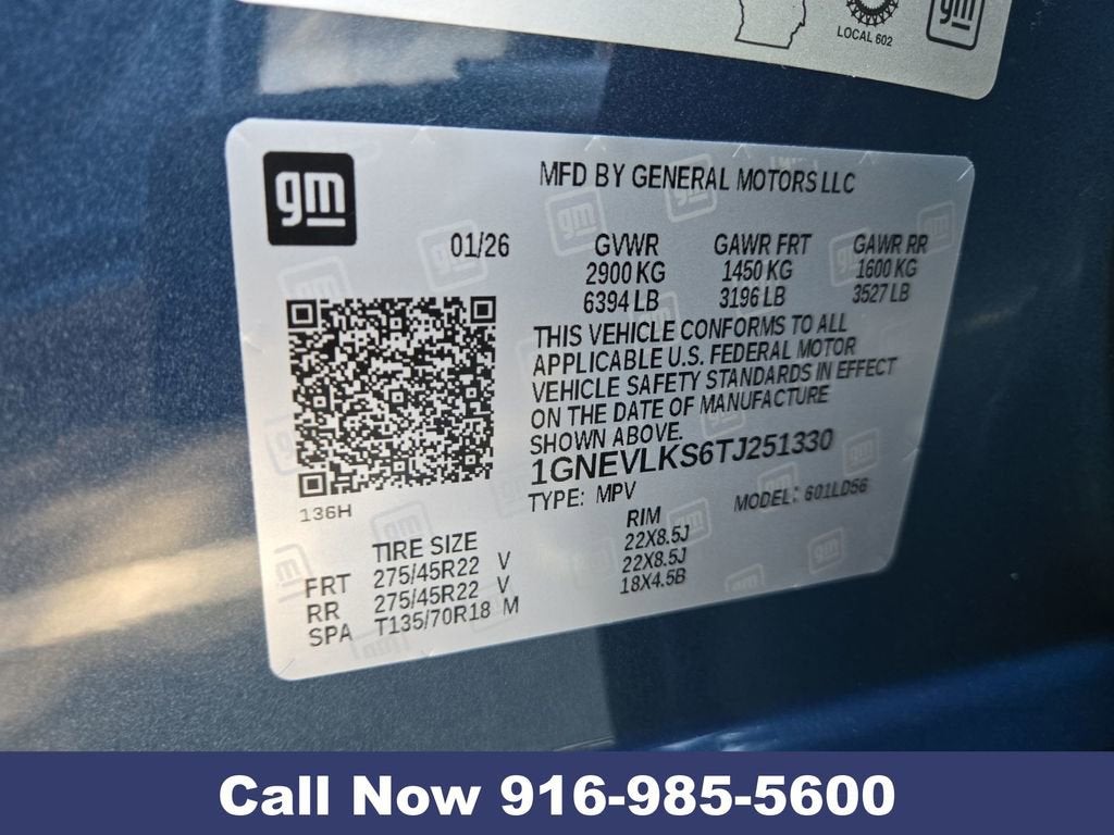 2026 Chevrolet Traverse RS