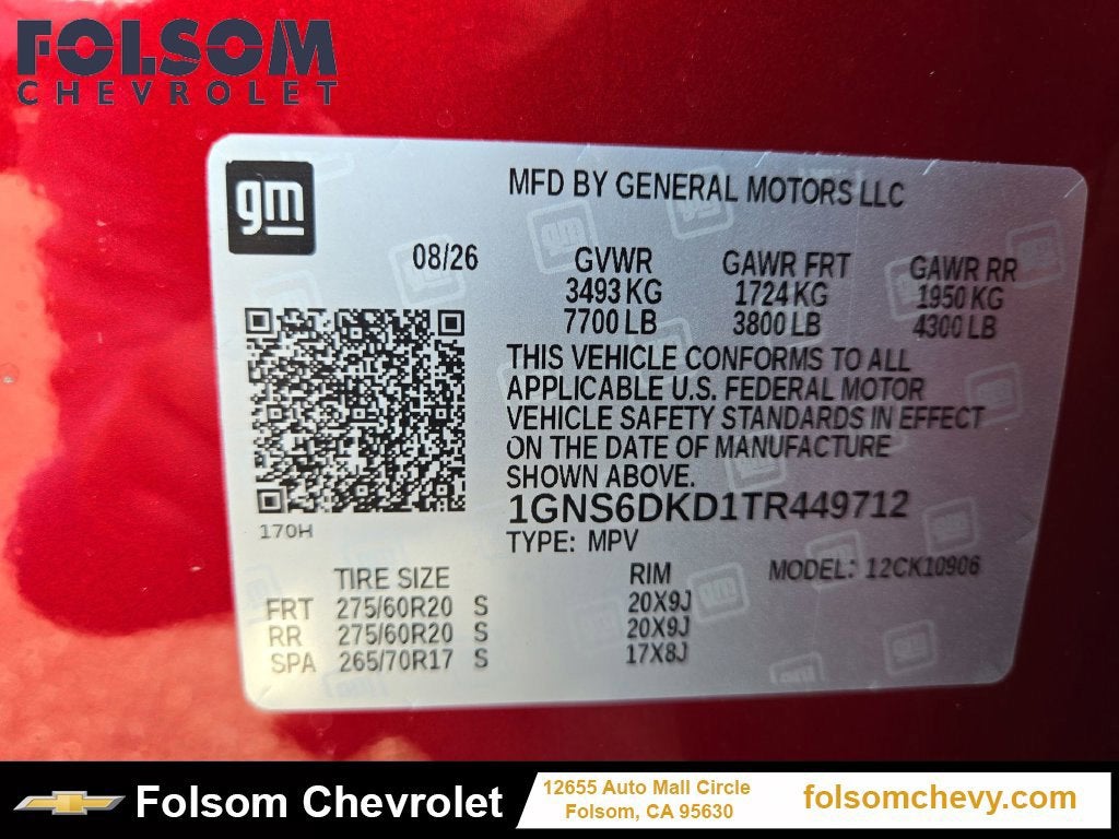 2026 Chevrolet Suburban Z71