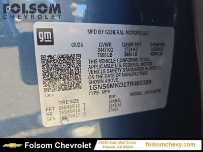 2026 Chevrolet Tahoe LS