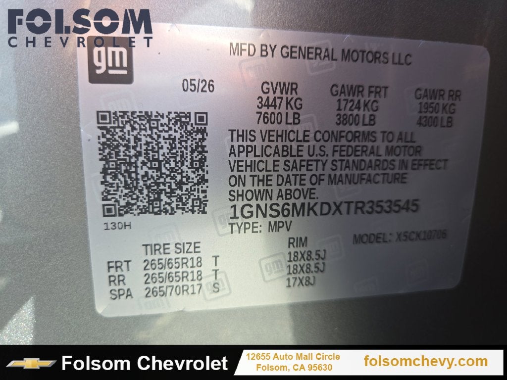 2026 Chevrolet Tahoe LS