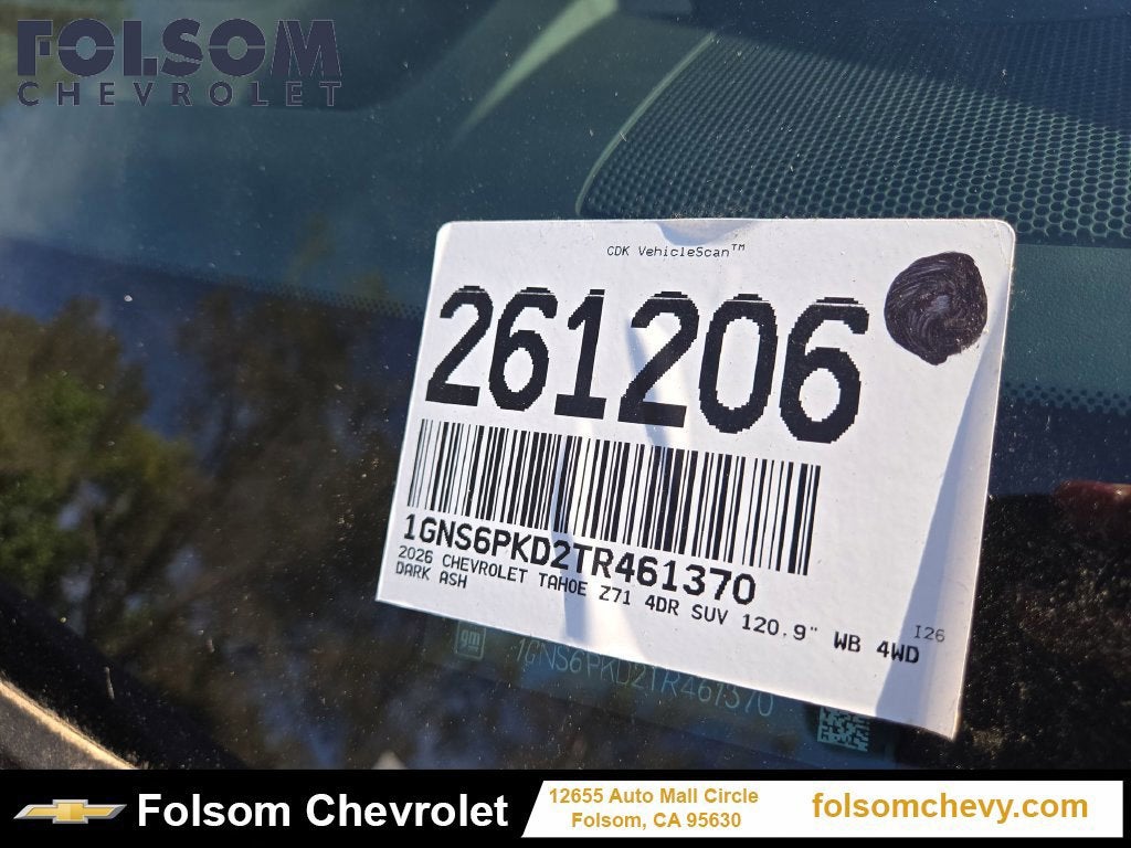 2026 Chevrolet Tahoe Z71