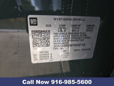 2026 Chevrolet Tahoe RST