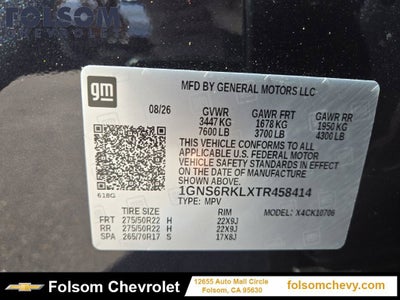 2026 Chevrolet Tahoe RST
