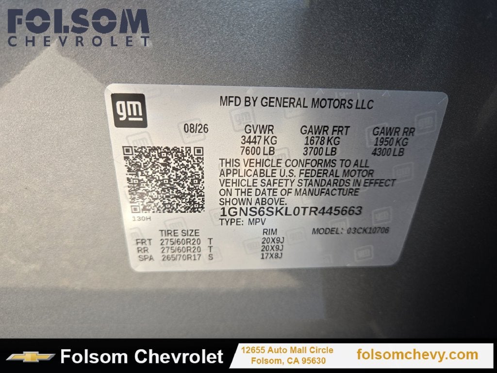 2026 Chevrolet Tahoe Premier