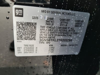 2026 Chevrolet Tahoe High Country