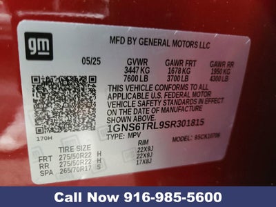 2025 Chevrolet Tahoe High Country