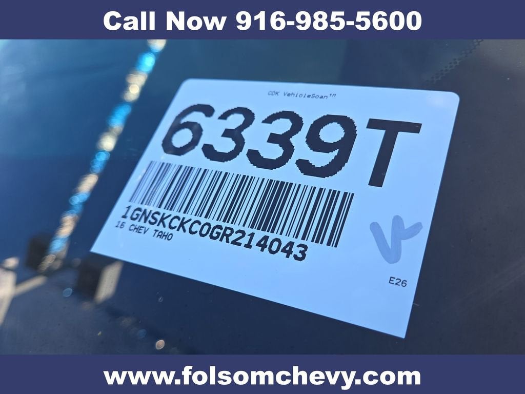 2016 Chevrolet Tahoe LTZ