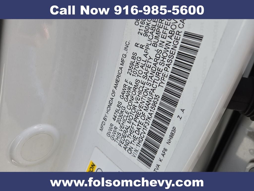 2019 Honda Accord Sport