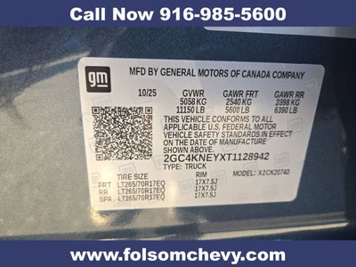 2026 Chevrolet Silverado 2500 HD LT