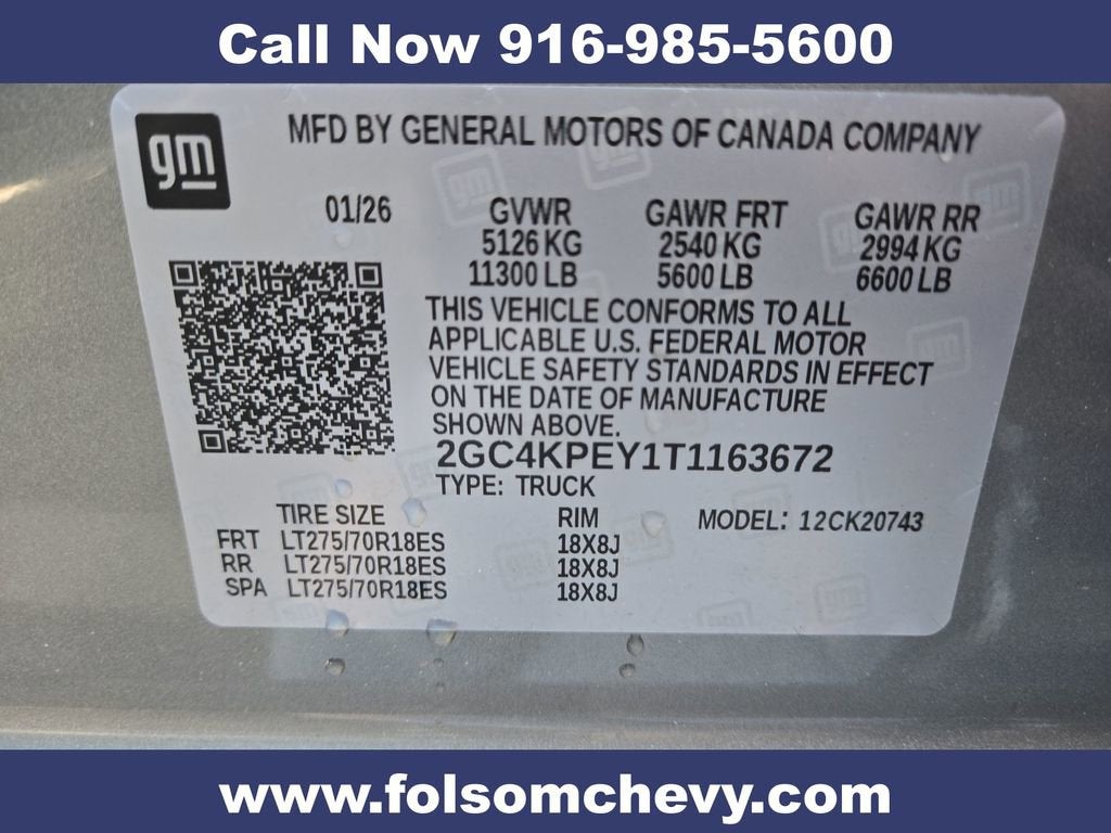 2026 Chevrolet Silverado 2500 HD LTZ