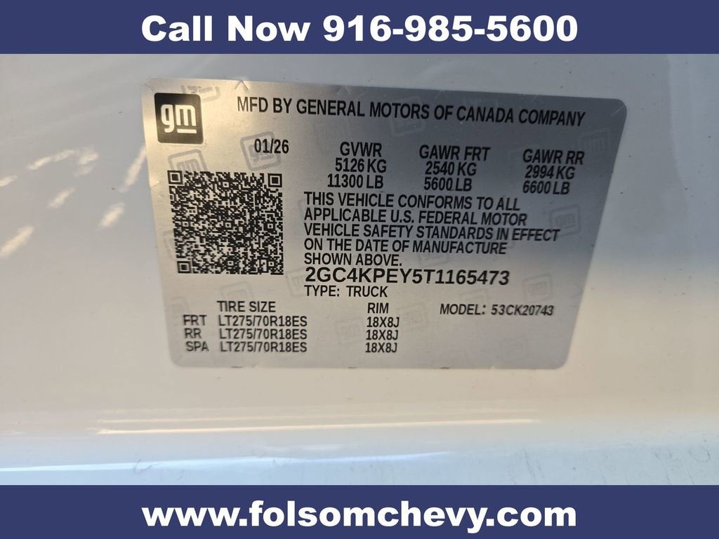 2026 Chevrolet Silverado 2500 HD LTZ