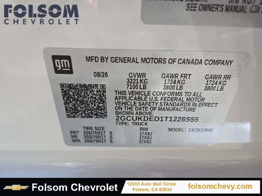 2026 Chevrolet Silverado 1500 LT