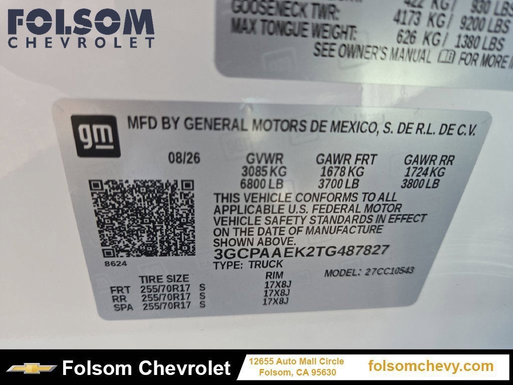 2026 Chevrolet Silverado 1500 WT