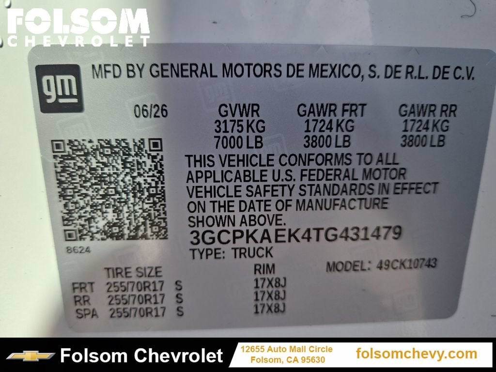 2026 Chevrolet Silverado 1500 WT