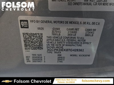 2026 Chevrolet Silverado 1500 LT