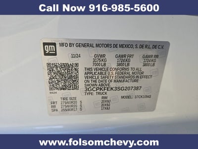 2025 Chevrolet Silverado 1500 LT Trail Boss