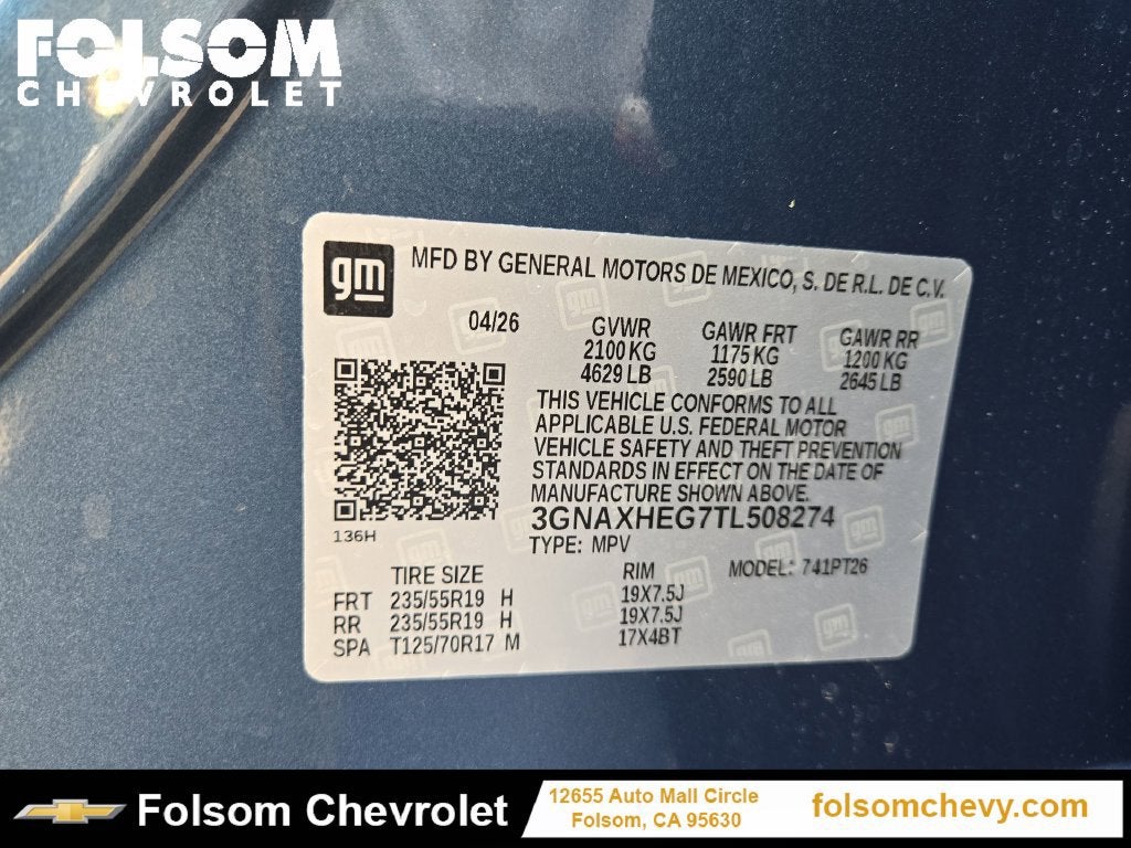2026 Chevrolet Equinox LT