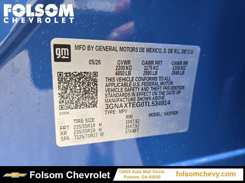 2026 Chevrolet Equinox RS