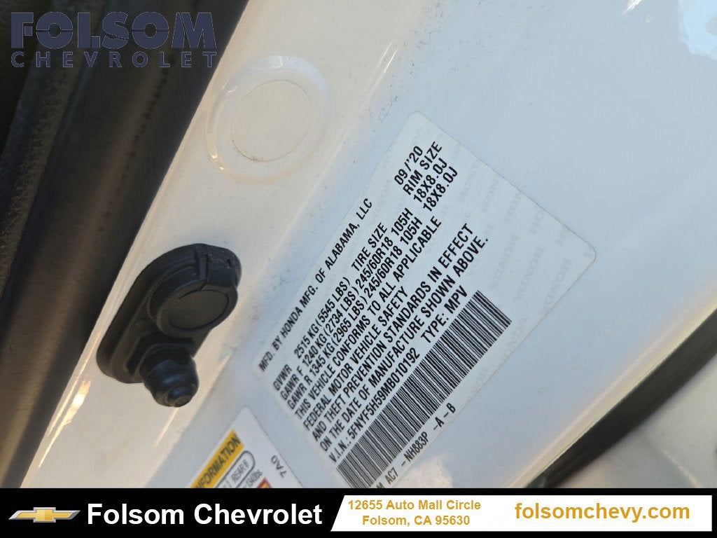 2021 Honda Pilot 2WD EX-L