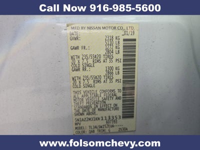 2019 Nissan Murano Platinum