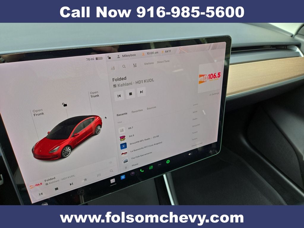 2018 Tesla Model 3 Long Range Battery